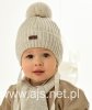 Komplet AJS 48-316 Czapka+szalik chłopięcy